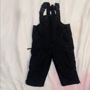 Arctic Quest Black Snow Bib Overalls unisex size 2T used